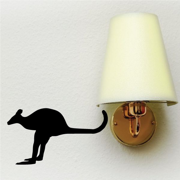 Image of Hopping Kangaroo Decal