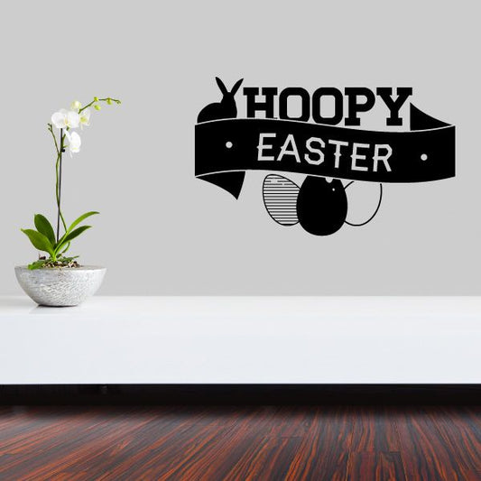 Image of Hoppy Easter Motif Banner Decal