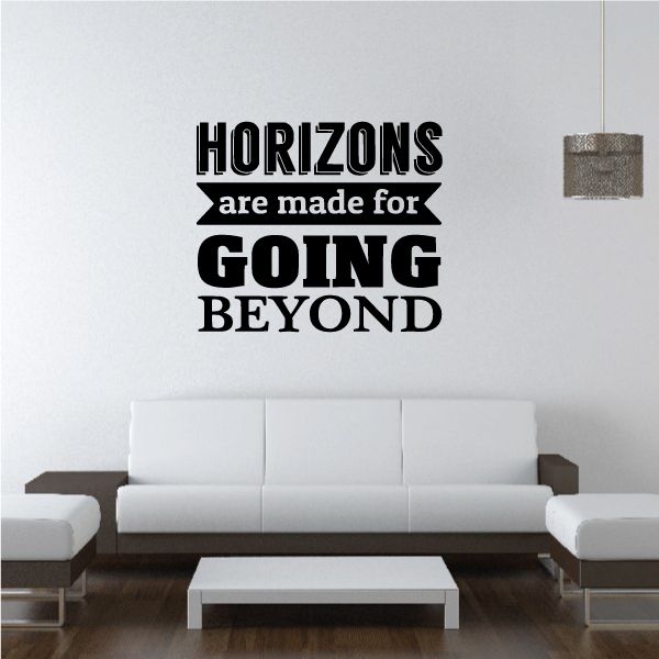 Image of Horizons Are Made For Going Beyond Decal