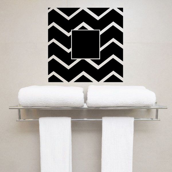 Image of Horizontal Chevron Wall Pattern Wall Decal - Vinyl Decal - Car Decal - Mvd014