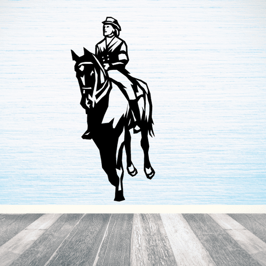 Image of Horse Racing Wall Decal - Vinyl Decal - Car Decal - SM004