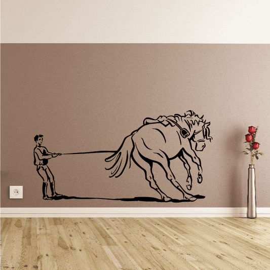 Image of Horseback riding Wall Decal - Vinyl Decal - Car Decal - Bl009