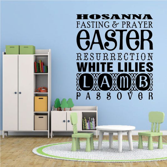 Image of Hosanna Fasting and Prayer Easter Decal