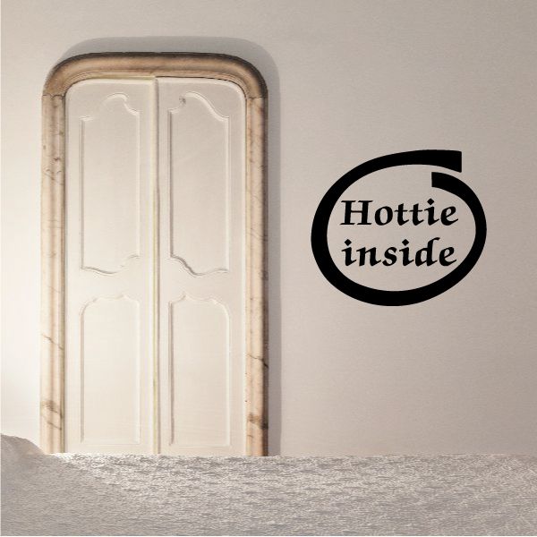 Image of Hottie Inside Decal