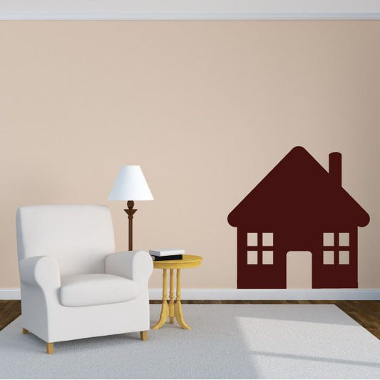 Image of House Buildinghouse Wall Decal - Vinyl Decal - Car Decal - Id001