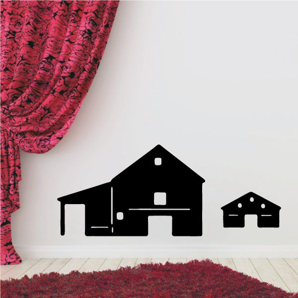 Image of House Wall Decal - Vinyl Decal - Car Decal - NS002