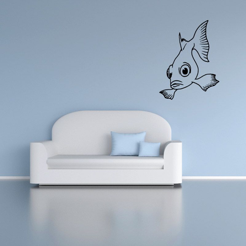 Image of Hovering Goldfish Decal