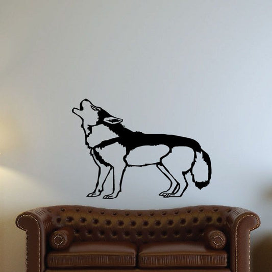 Image of Howling Wolf Decal