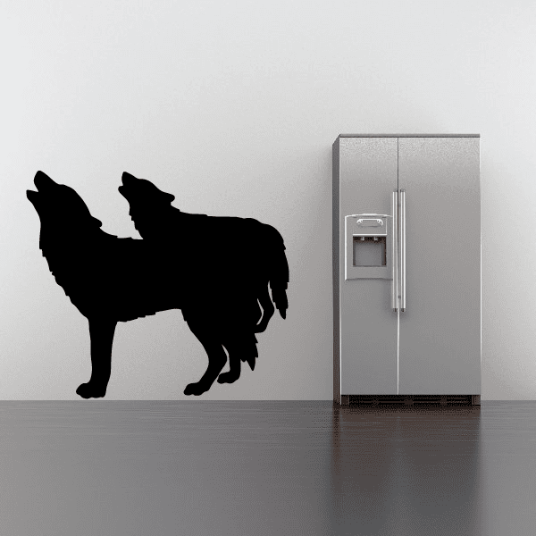 Image of Howling Wolves Decal