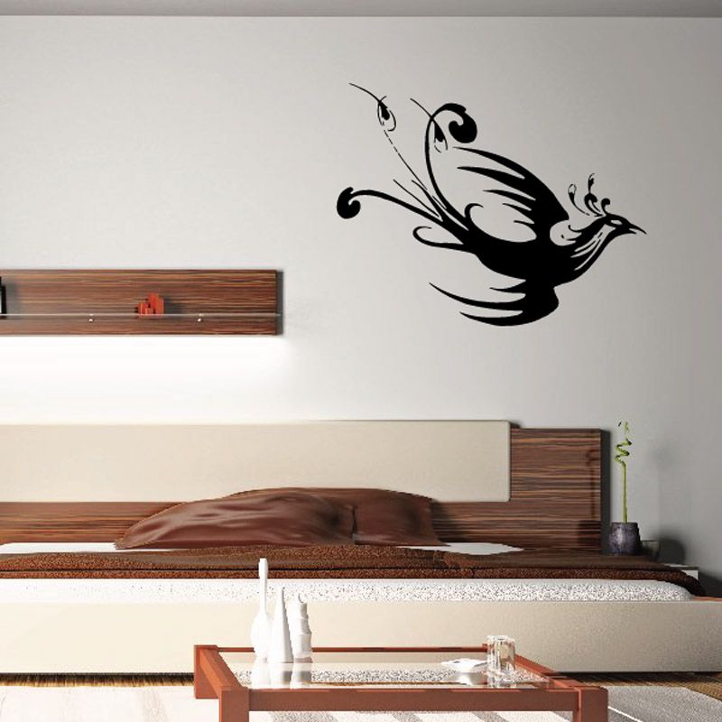 Image of Humble Flying Peacock Decal