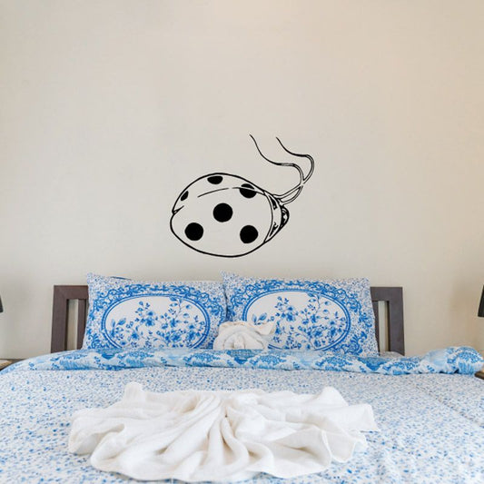 Image of Humble Sitting Lady Bug Decal