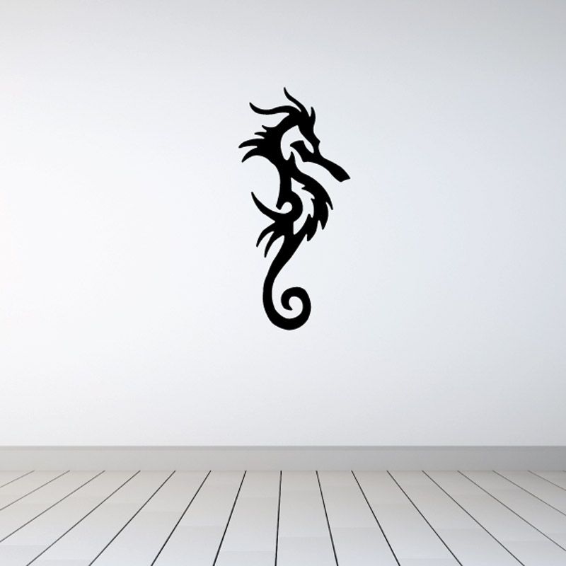 Image of Humble Swimming Seahorse Decal