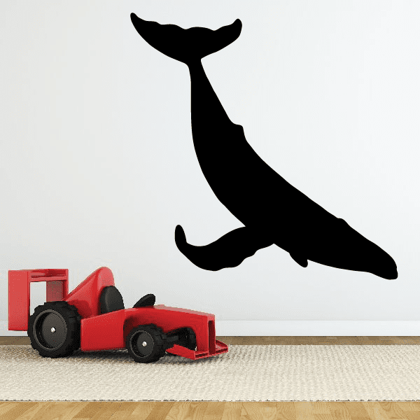 Image of Humpback Whale Diving Decal