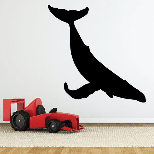 Image of Humpback Whale Diving Decal