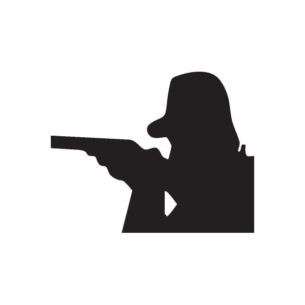 Image of Hunter Rifle Wall Decal - Vinyl Decal - Car Decal - DC0017