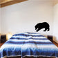 Black bear hunting decal silhouette