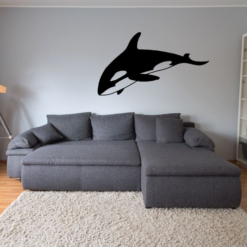 Image of Hunting Orca Whale Decal