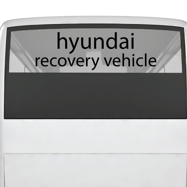 Image of Hyundai Recovery Vehicle Decal