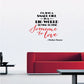 Wall decal quote "Someone to love" with "Marilyn Monroe" in red and black text