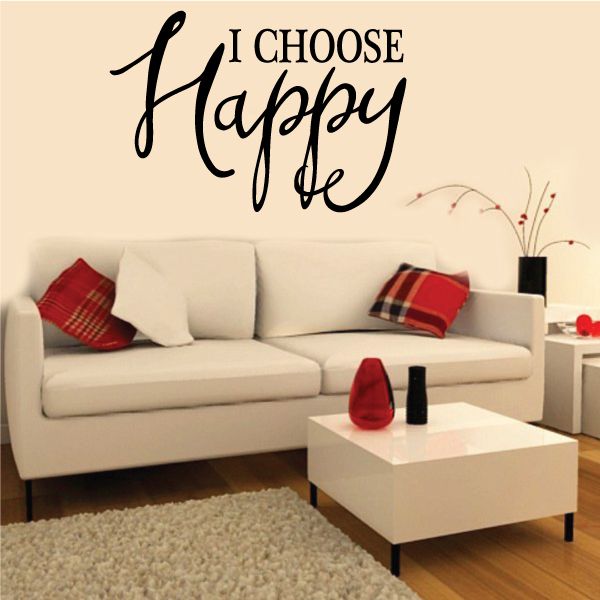 Image of I Choose Happy Decal