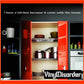 Kitchen wall decal with white quote text: I have a kitchen because it came with the house