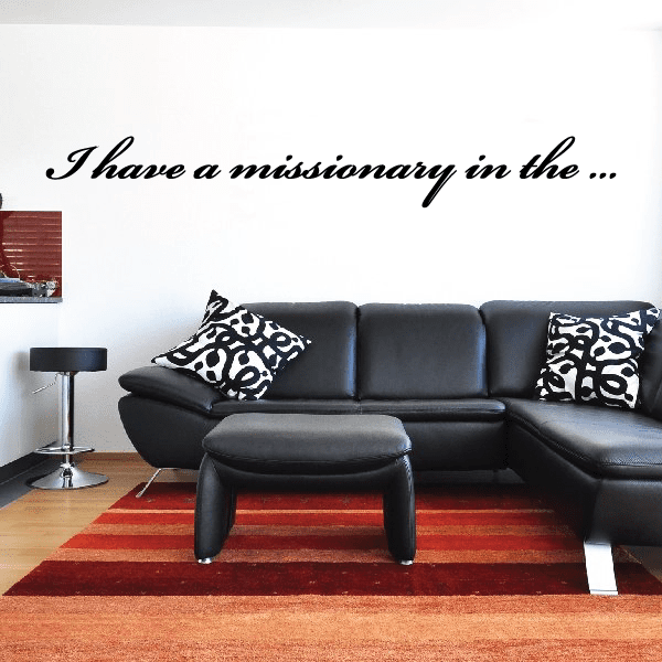 Image of I have a missionary in the Decal