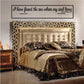 Wedding quote decal: black cursive text “I have found the one whom my soul loves”
