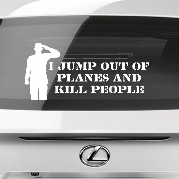 Image of I Jump Out Of Planes Decal