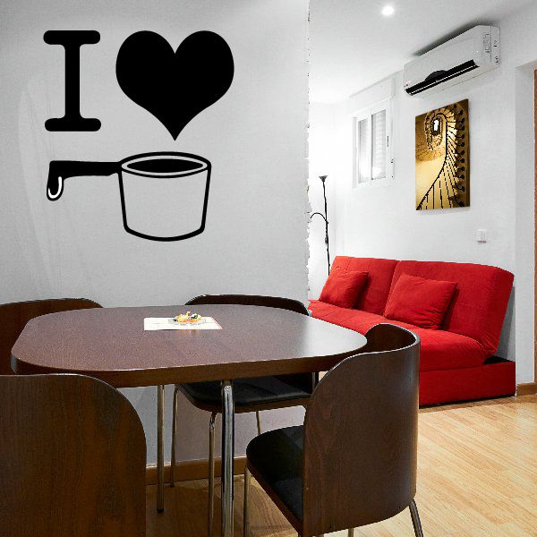 Image of I love Pot Decal