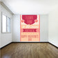 Valentine's Day wall sticker with hearts and text: I Love You to the moon and back