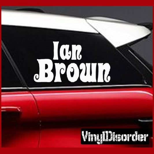 Image of Ian Brown Decal