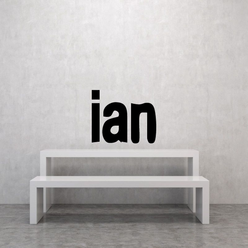 Image of Ian Wall Decal - Vinyl Decal - Car Decal - DC0038