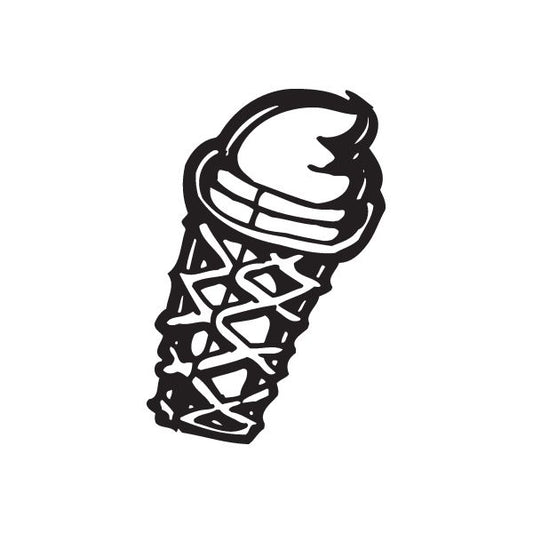 Image of Ice Cream Swirl in Cone Decal