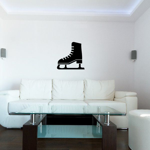 Image of Ice Skate Vinyl Decal