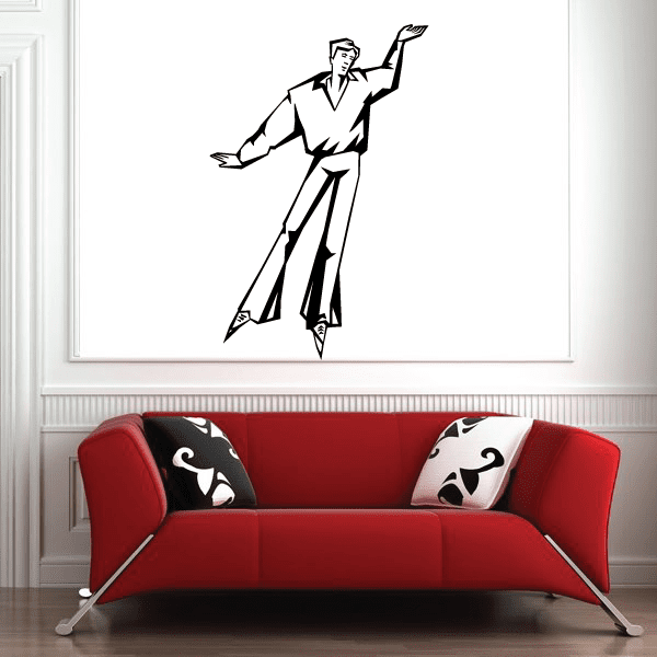 Image of Ice Skating Wall Decal - Vinyl Decal - Car Decal - SM034