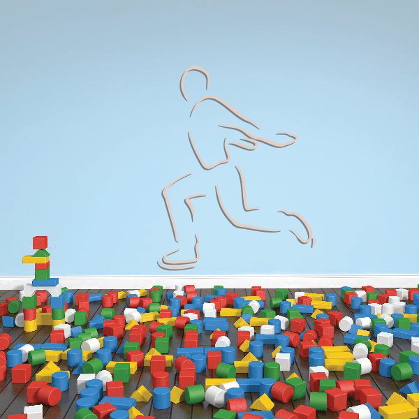 Image of Ice Skating Wall Decal - Vinyl Sticker - Car Sticker - Die Cut Sticker - CDScolor0007