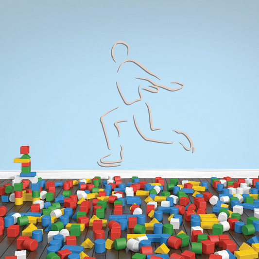 Image of Ice Skating Wall Decal - Vinyl Sticker - Car Sticker - Die Cut Sticker - CDScolor0007