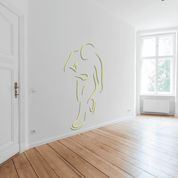 Image of Ice Skating Wall Decal - Vinyl Sticker - Car Sticker - Die Cut Sticker - CDScolor0009