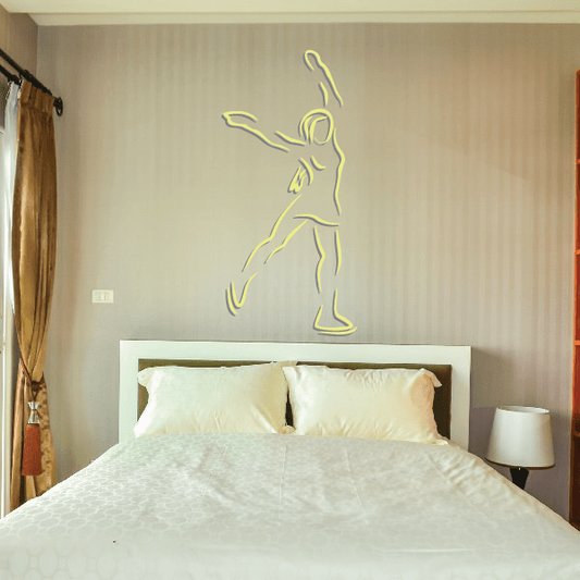 Image of Ice Skating Wall Decal - Vinyl Sticker - Car Sticker - Die Cut Sticker - CDScolor0012