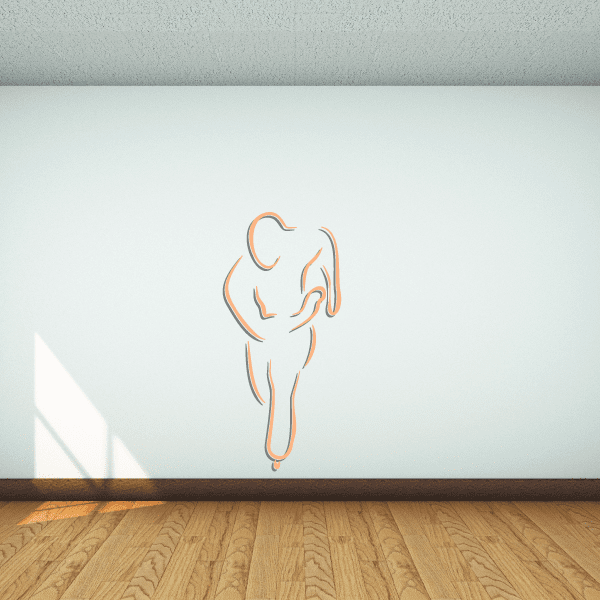 Image of Ice Skating Wall Decal - Vinyl Sticker - Car Sticker - Die Cut Sticker - CDScolor0019