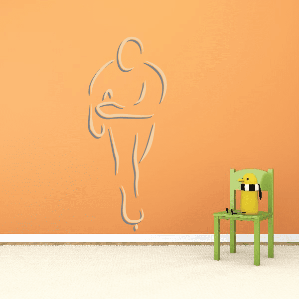 Image of Ice Skating Wall Decal - Vinyl Sticker - Car Sticker - Die Cut Sticker - CDScolor0025