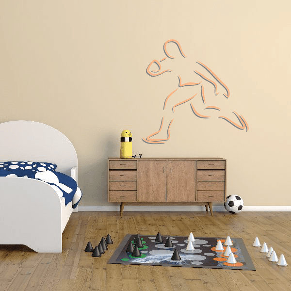 Image of Ice Skating Wall Decal - Vinyl Sticker - Car Sticker - Die Cut Sticker - CDScolor0032