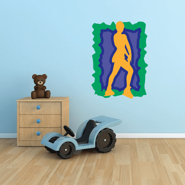 Image of Ice Skating Wall Decal - Vinyl Sticker - Car Sticker - Die Cut Sticker - CDScolor0044