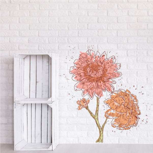 Image of Illustrated Flower Stickers