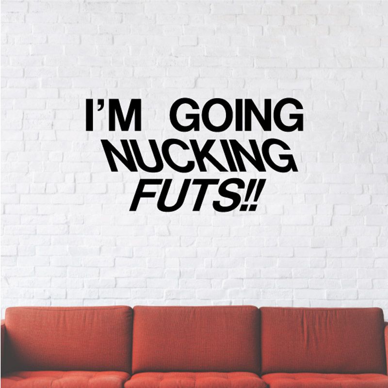 Image of Im Going Nuts Decal