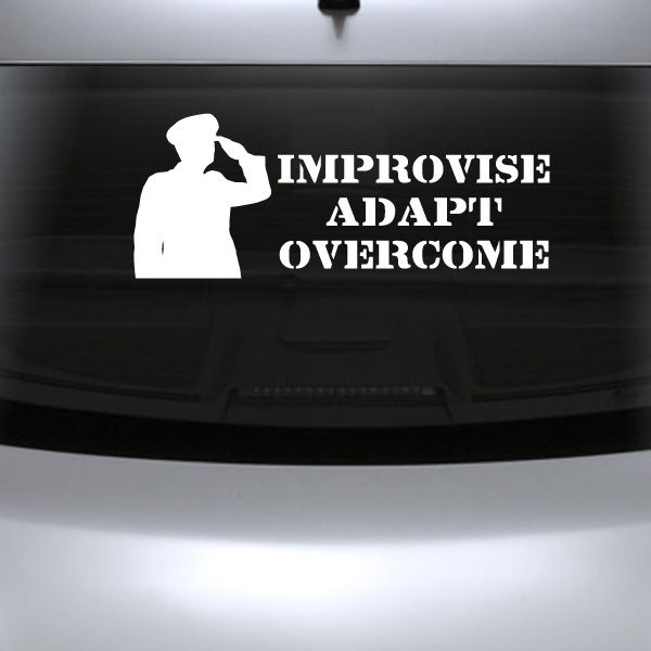 Image of Improvise Adapt Overcome Decal