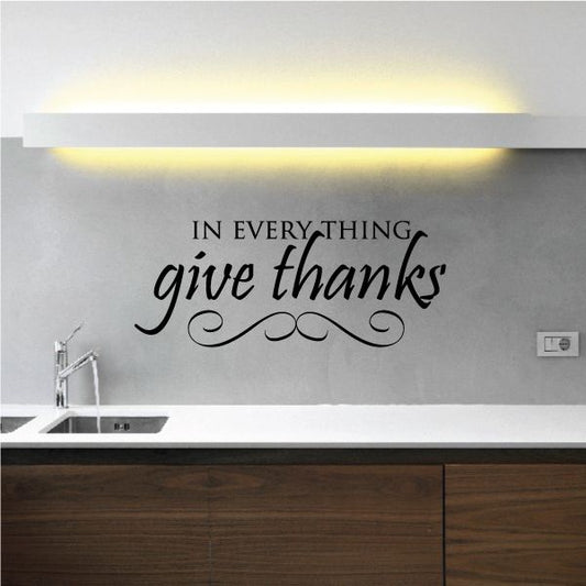 Image of In Everything Give Thanks Wall Decal