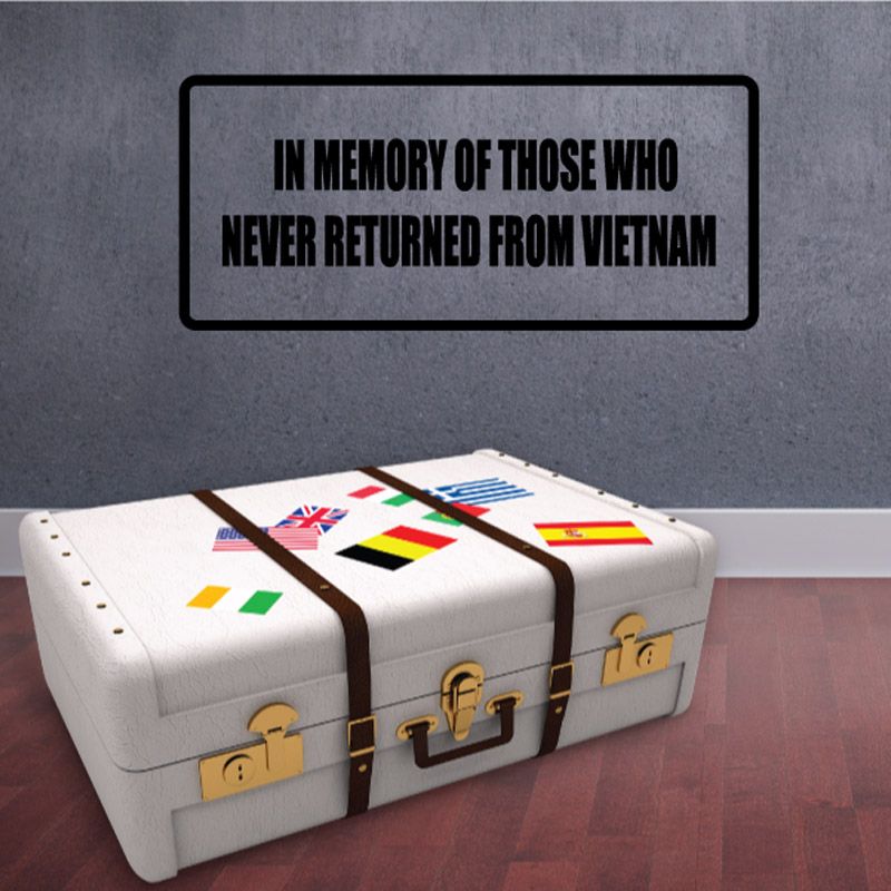 Image of In memory of those who never returned from Vietnam Decal