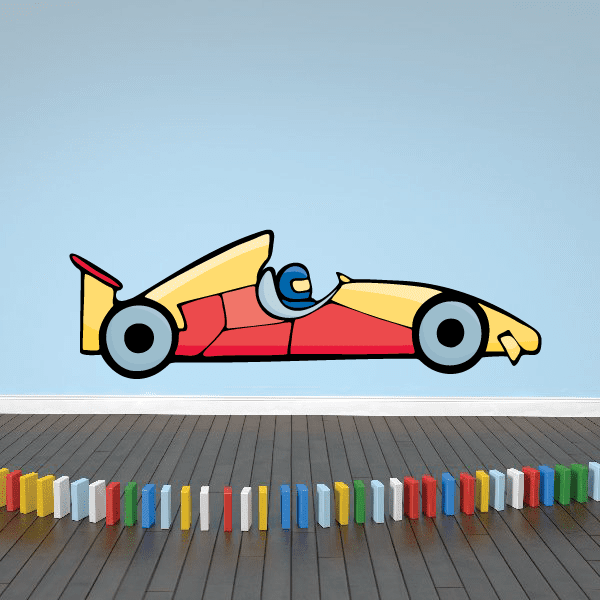 Indy Car Side View Sticker – Vinyl Disorder