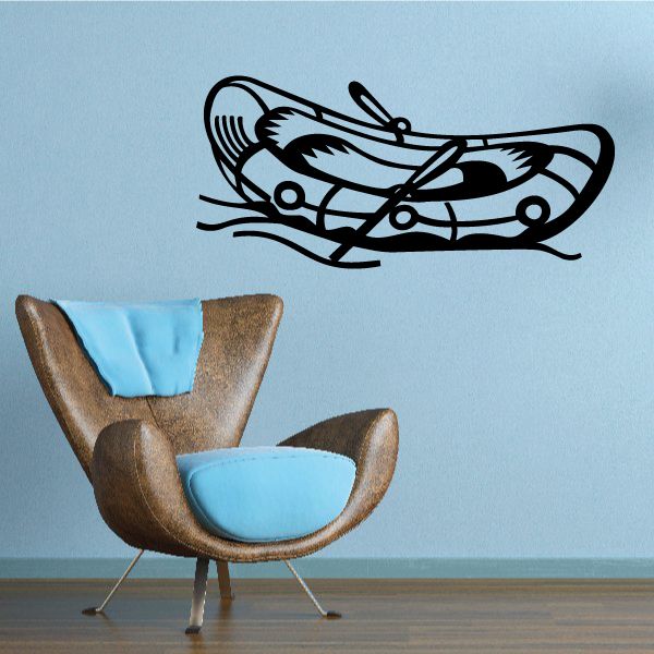 Image of Inflatable Raft Decal